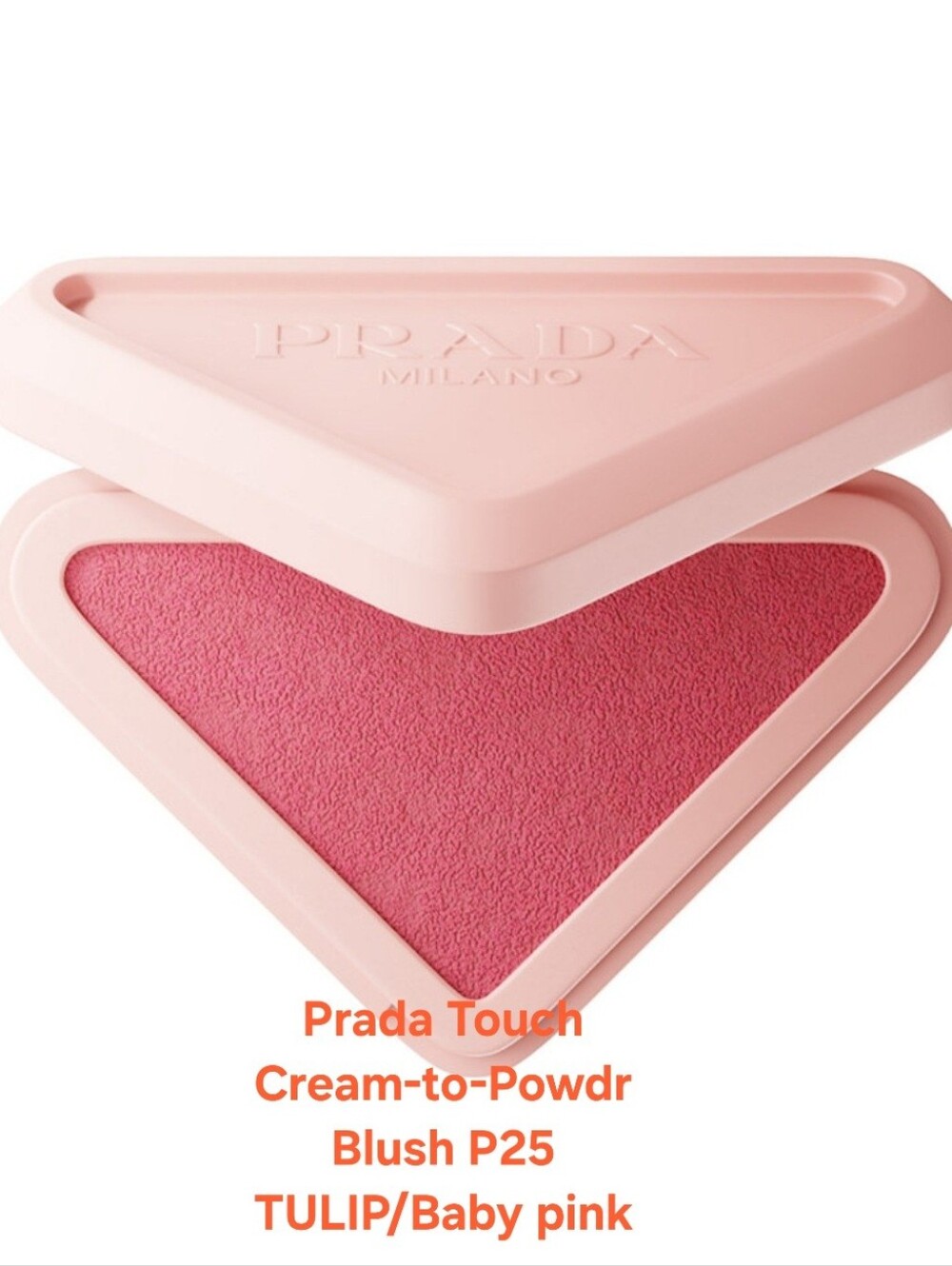 Prada Touch Cream-to-Powder Blush P25 TULIP/Baby pink. NEW💕